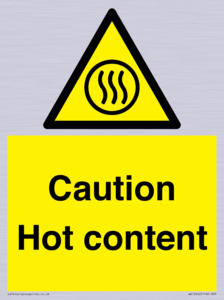 Caution Hot content